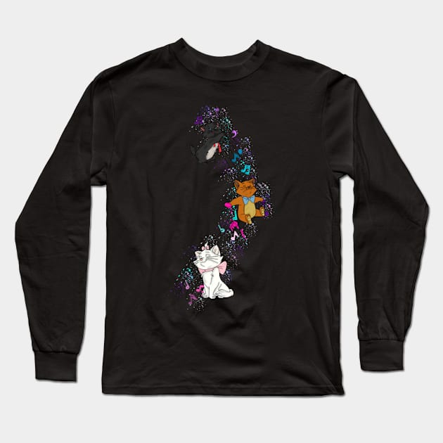 Aristocats Long Sleeve T-Shirt by LeeAnnaRose96